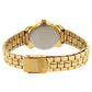 Titan Quartz Analog Champagne Dial Stainless Steel Strap Watch for Women  2534YM01