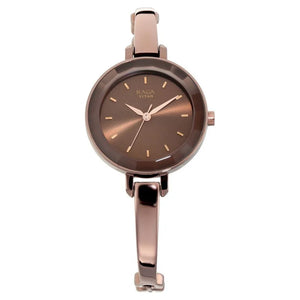 Titan Quartz Analog Brown Dial Metal Strap Watch for Women / 2575QM02 - KRISHNA WATCH COMPANY