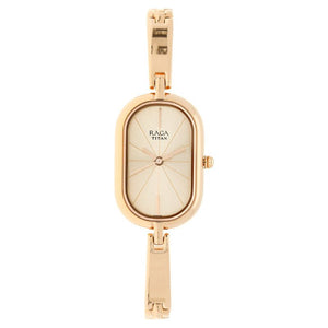 Titan Raga Viva Rose Gold Dial Women Watch With Metal Strap Women's Watch NR2577WM01 - KRISHNA WATCH COMPANY