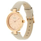 Titan Raga Viva Rose Gold Dial Women Watch With Leather Strap 2579WL01