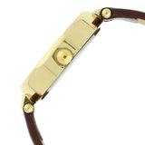 Titan Raga Viva Champagne Dial Analog Leather Strap Watch for Women 2579yl01