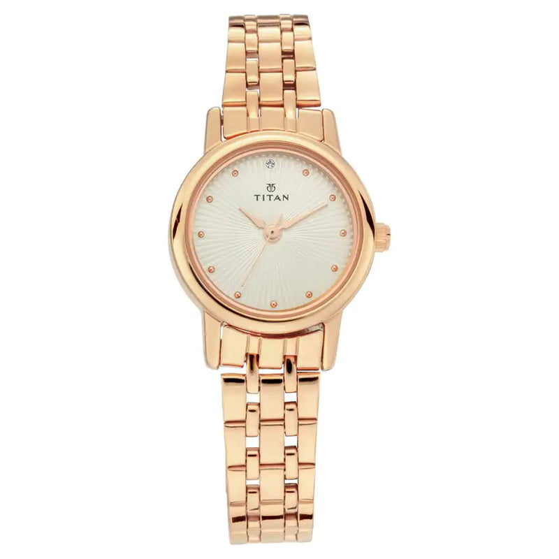 Titan Silver Dial Stainless Steel Watch 2593WM01 - KRISHNA WATCH COMPANY