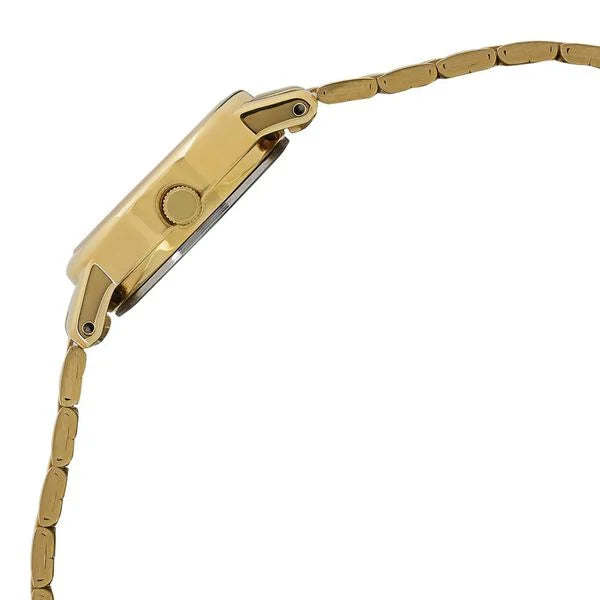 Titan Quartz Analog Champagne Round Watch For Women - 2593YM01 - KRISHNA WATCH COMPANY