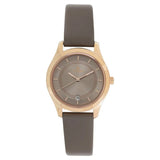 Titan Workwear Anthracite Dial Women Watch With Leather Strap   / 2596WL02