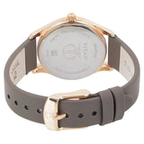 Titan Workwear Anthracite Dial Women Watch With Leather Strap   / 2596WL02