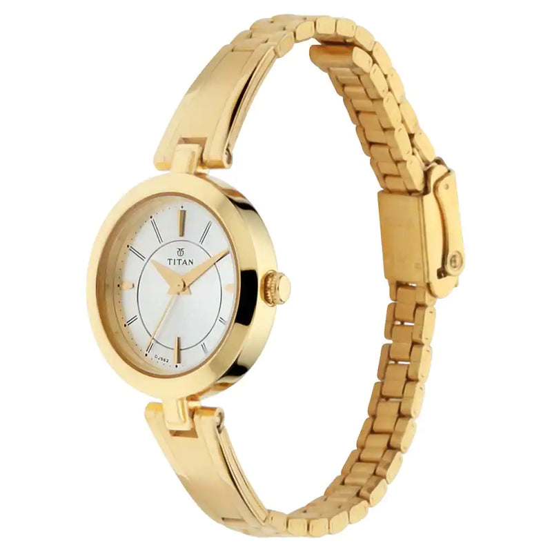 Titan Silver Dial Metal Strap Watch - 2598YM02 - KRISHNA WATCH COMPANY