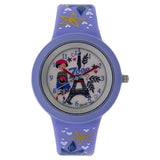 Zoop Analog Watch with White Dial & Purple Strap for Girls Kids, from House of Titan nu26006pp02w