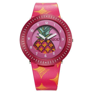 Zoop By Titan Fruit Story Quartz Analog Pink Dial Plastic Strap Watch For Kids 26007pp07w - KRISHNA WATCH COMPANY