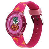 Zoop By Titan Fruit Story Quartz Analog Pink Dial Plastic Strap Watch For Kids 26007pp07w - KRISHNA WATCH COMPANY