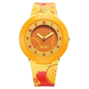 Zoop By Titan Fruit Story Quartz Analog Orange Dial Plastic Strap Watch For Kids 26007pp09w - KRISHNA WATCH COMPANY
