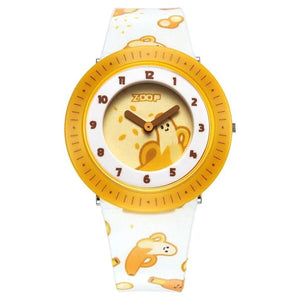 Zoop By Titan Fruit Story Quartz Analog Yellow Dial Plastic Strap Watch For Kids 26007pp11w - KRISHNA WATCH COMPANY