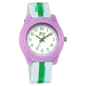 Zoop By Titan Friends From Nature White Dial Plastic Strap for Kids ns26019pp33w / 26019pp33w - KRISHNA WATCH COMPANY