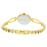 Titan Champagne Dial Golden Metal Strap Watch - NT2601YM01