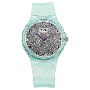 Zoop by Titan Glitter Quartz Analog Grey Dial Polyurethane Strap Watch for Kids 26030PP02W - KRISHNA WATCH COMPANY