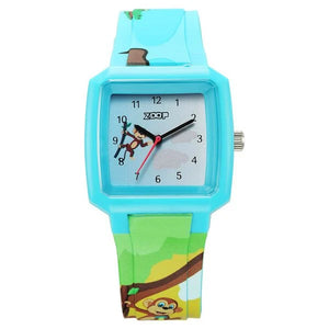 Zoop By Titan Forest Story Quartz Analog Blue Dial Silicone Strap Watch For Kids 26039pp01w - KRISHNA WATCH COMPANY