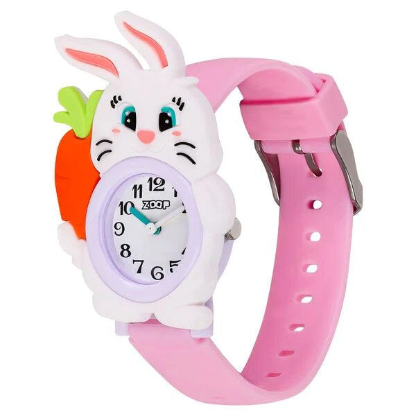 Titan Friends from Nature Quartz Analog Pink Dial Plastic Strap watch For Kids 26043pp01