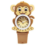 Zoop By Titan Friends from Nature Quartz Analog Brown Dial Plastic Strap Watch For Kids 26046pp01