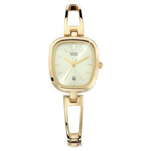 Titan Raga Viva Champagne Dial Analog watch for Women - 2604YM01 - KRISHNA WATCH COMPANY