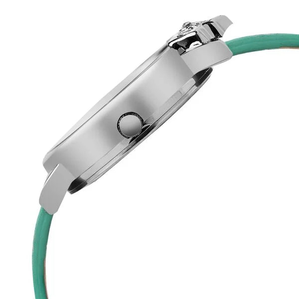 Zoop By Titan Disney Princess Quartz Analog Silver Dial Leather Strap Watch For Kids 26050sl01