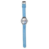 Zoop By Titan Disney Princess Quartz Analog Silver Dial Leather Strap Watch For Kids 26051sl01