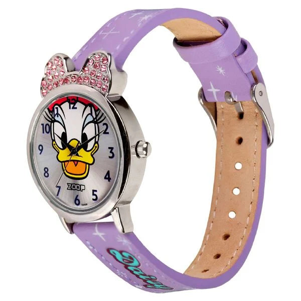 Zoop Disney Daisy Duck Analog Watch for Girls Kids, from House of Titan 26055sl01