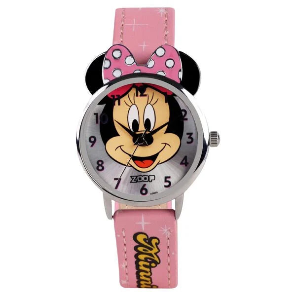 Zoop Disney Minnie Mouse Analog Watch for Girls Kids, from House of Titan 26056sl01