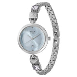 Titan Raga Viva Blue Dial Analog with Date Metal Strap watch for Women nu2606sm01