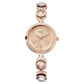 Titan Raga Viva Rose Gold Dial Analog with Date Metal Strap watch for Women 2606WM02