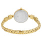 Titan Raga Viva Silver Dial Analog with Date Golden Metal Strap watch for Women 2606YM01