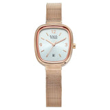 Titan Raga Silver Dial Rose Gold Stainless Steel Strap Watch NL2610WM01 (DH554)