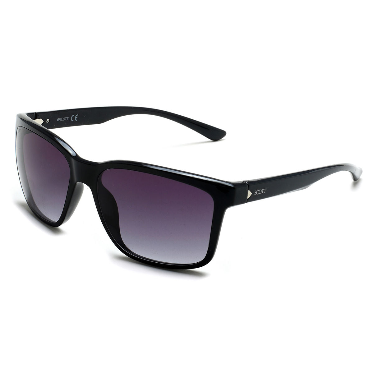 Scott Sunglasses Gradient Grey Lens Sports Sunglass Black Frame SC 2499 C1