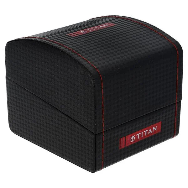 Titan Purple Glam It Up Pink Dial Analog with Date Watch for Women - 2634WM05