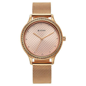 Titan Purple Superheads Quartz Analog Watch For Women - 2634WM06 - KRISHNA WATCH COMPANY