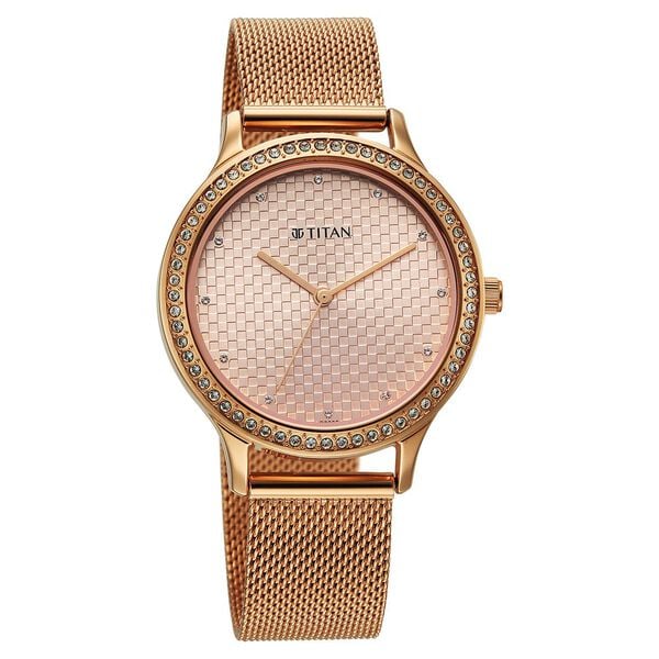 Titan Purple Superheads Quartz Analog Watch For Women - 2634WM06 - KRISHNA WATCH COMPANY