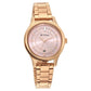 Titan Quartz Analog with Date Rose Gold Dial Metal Strap Watch for Women  2638WM01
