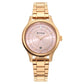 Titan Quartz Analog with Date Rose Gold Dial Metal Strap Watch for Women  2638WM01