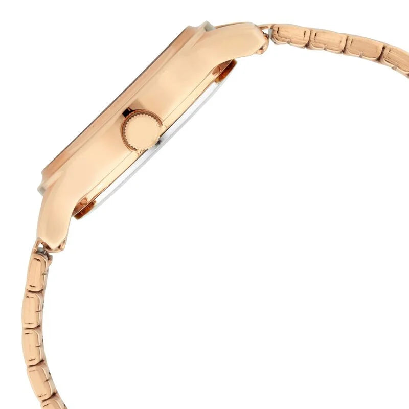 Titan Quartz Analog with Date Rose Gold Dial Metal Strap Watch for Women  2638WM01