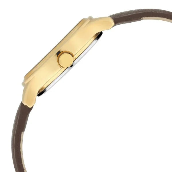Titan Quartz Analog Black Dial Leather Strap Watch for Women   2638yl01