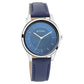 Titan Workwear Blue Dial Women Watch With Leather Strap  2639SL02