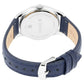 Titan Workwear Blue Dial Women Watch With Leather Strap  2639SL02