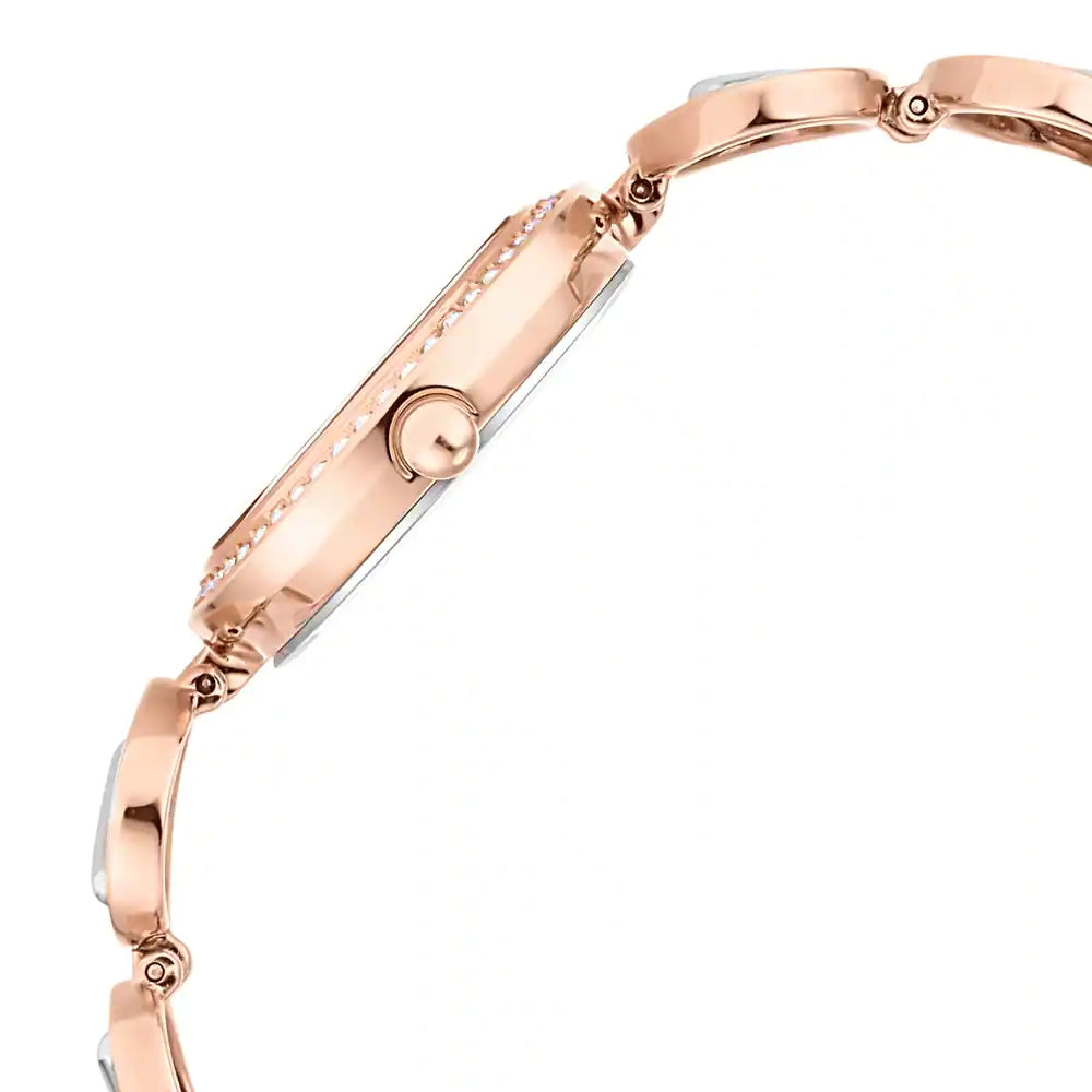 TITAN Raga Viva Rose Gold Dial Metal Strap Watch 2643KM01