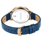 Titan Neo Quartz Analog Blue Dial Leather Strap Watch For Women 2648wl08