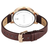 Titan Neo Quartz Analog Maroon Dial Leather Strap Watch For Women 2648wl09 - KRISHNA WATCH COMPANY