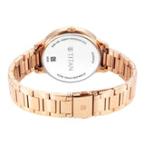 Titan Quartz Analog White Dial Watch for Women 2648WM03 - KRISHNA WATCH COMPANY