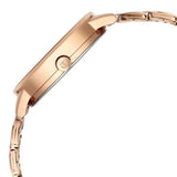 Titan Razzle Dazzle Quartz Analog with Day and Date Pink Dial Rose Gold Stainless Steel Strap Watch For Women 2648wm08