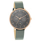 Titan Women's Svelte Black: Multi-Function Watch with Leather Strap 2651wl02