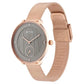Titan Workwear Black Dial Women Watch With Stainless Steel Strap 2651wm01
