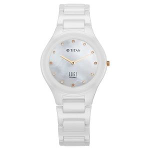 Titan Edge Ceramic Quartz Watch for Women - 2653KC03 - KRISHNA WATCH COMPANY