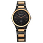 Titan Edge Ceramic Quartz Analog Black Dial Ceramic Strap Watch For Women 2653kc05