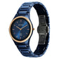 Titan Edge Bicolour Quartz Analog Blue Dial Blue Ceramic Strap Watch For Women 2653kc11